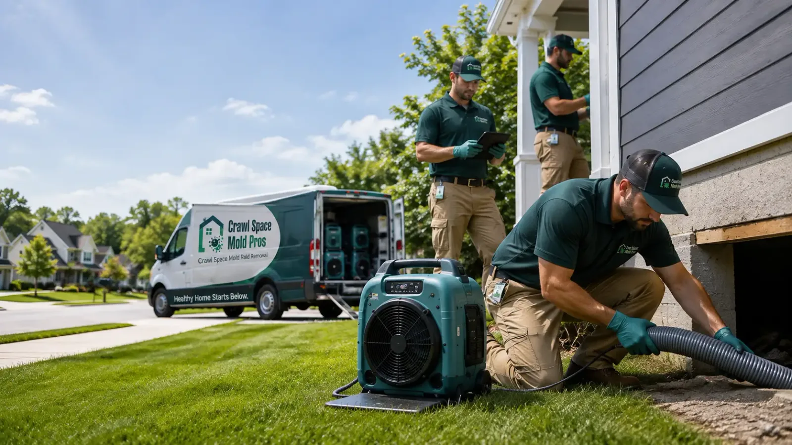 Crawl Space Mold Removal in Magnolia, OH